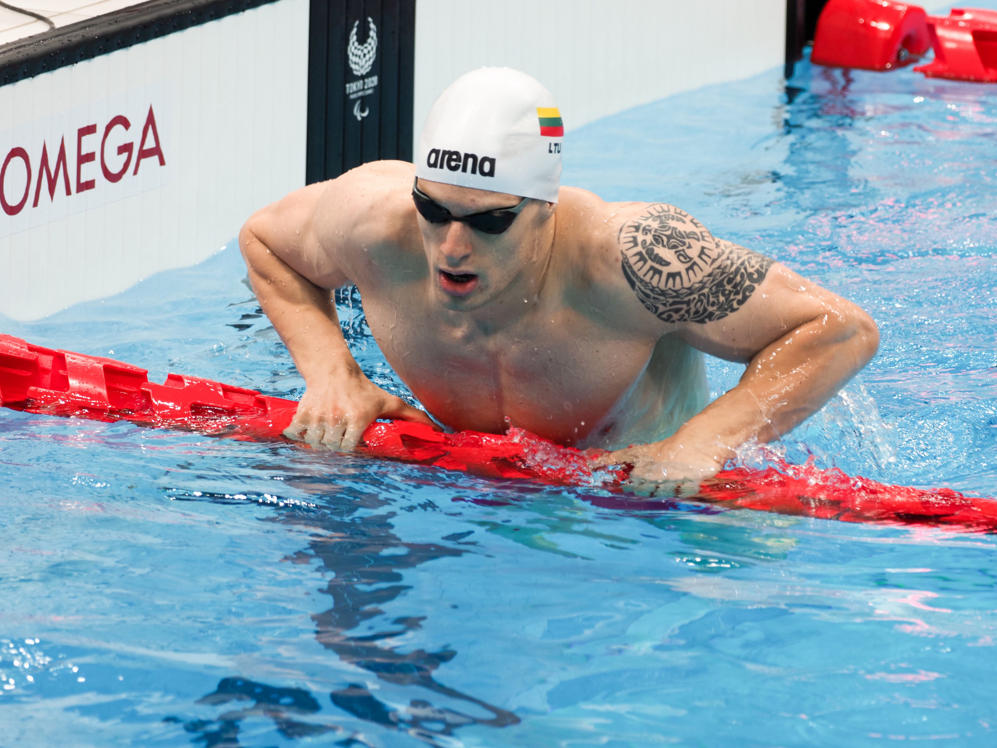 Lietuvos nacionalinės paralimpinės rinktinės sportininkas plaukikas Edgaras Matakas